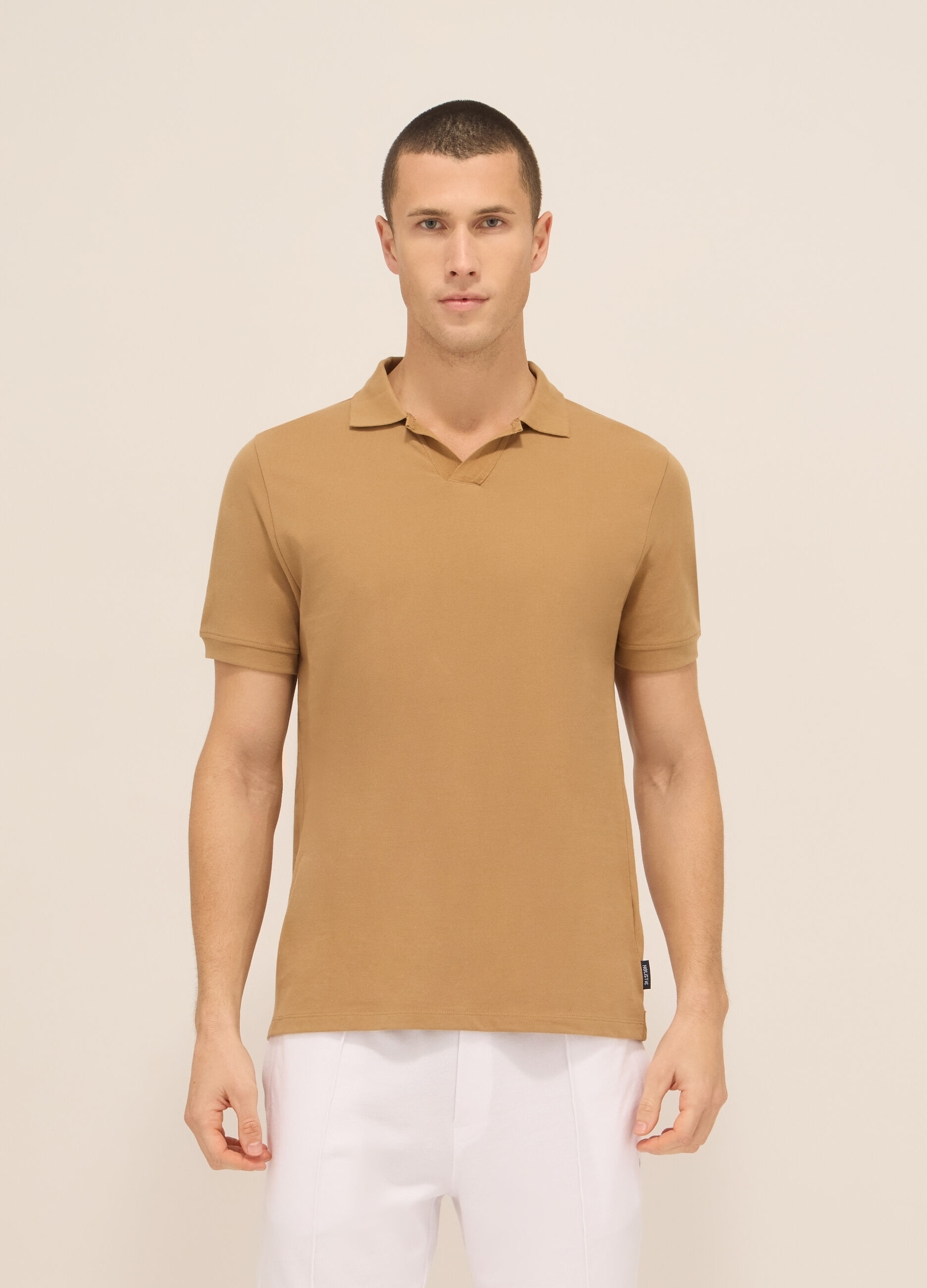 Polo in piquet di cotone uomo