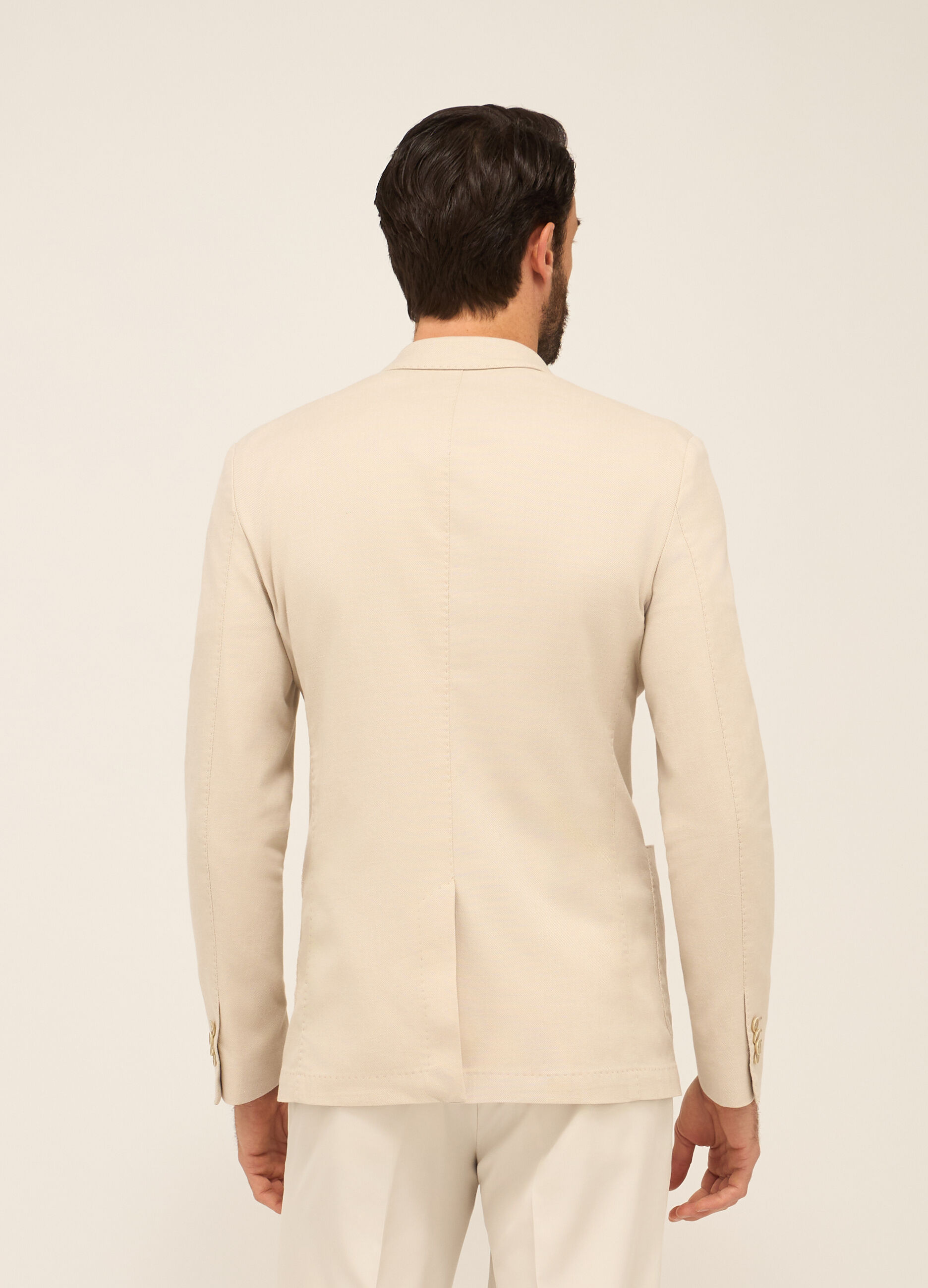 Blazer in misto cotone e lino uomo 3 Blazer in misto cotone e lino uomo