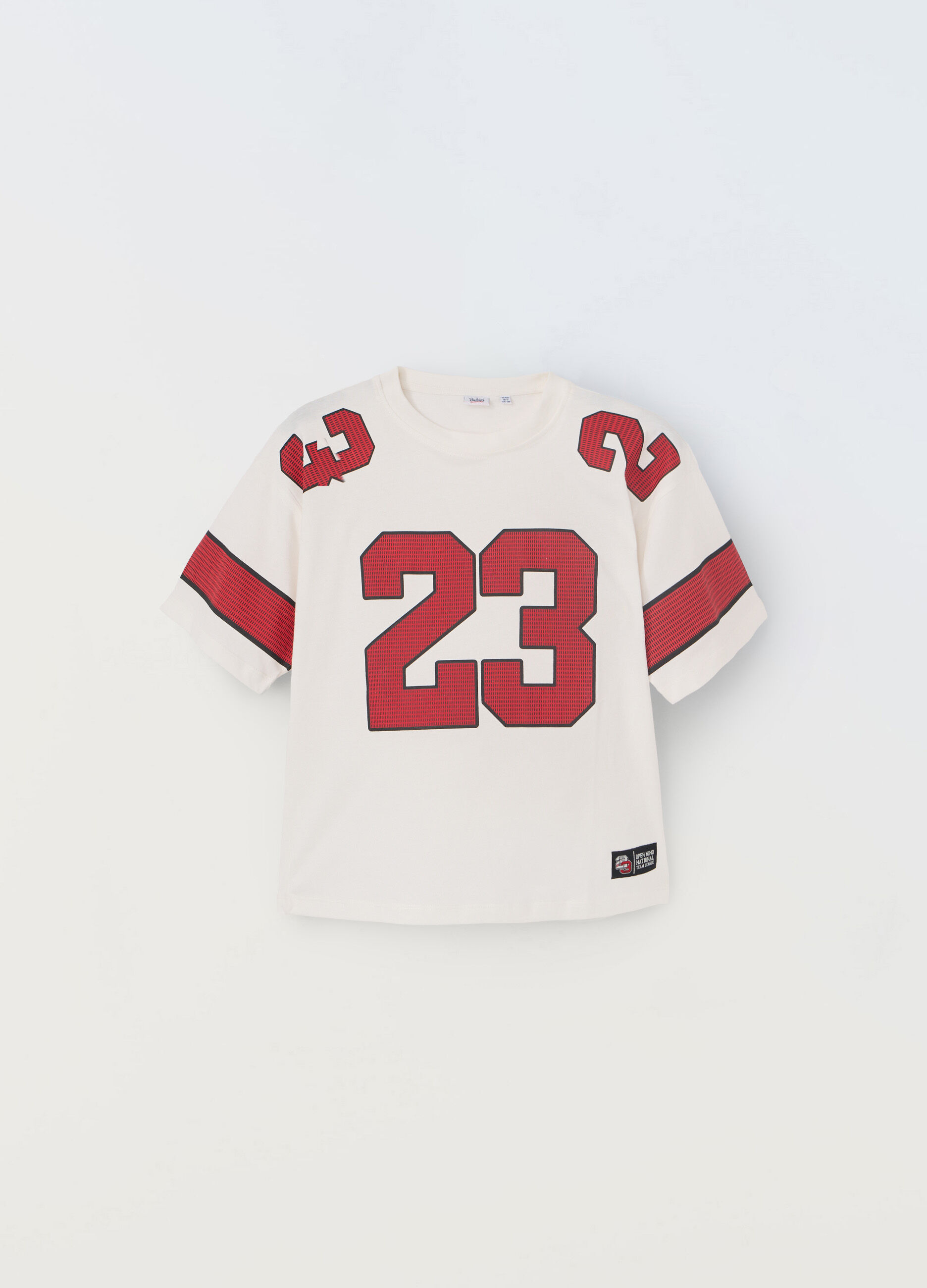 T-shirt in jersey di puro cotone ragazzo