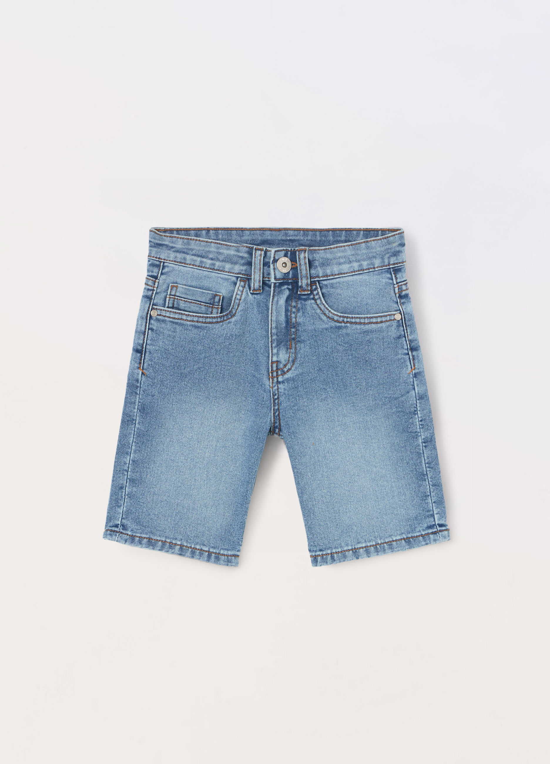 Shorts denim stretch bambino