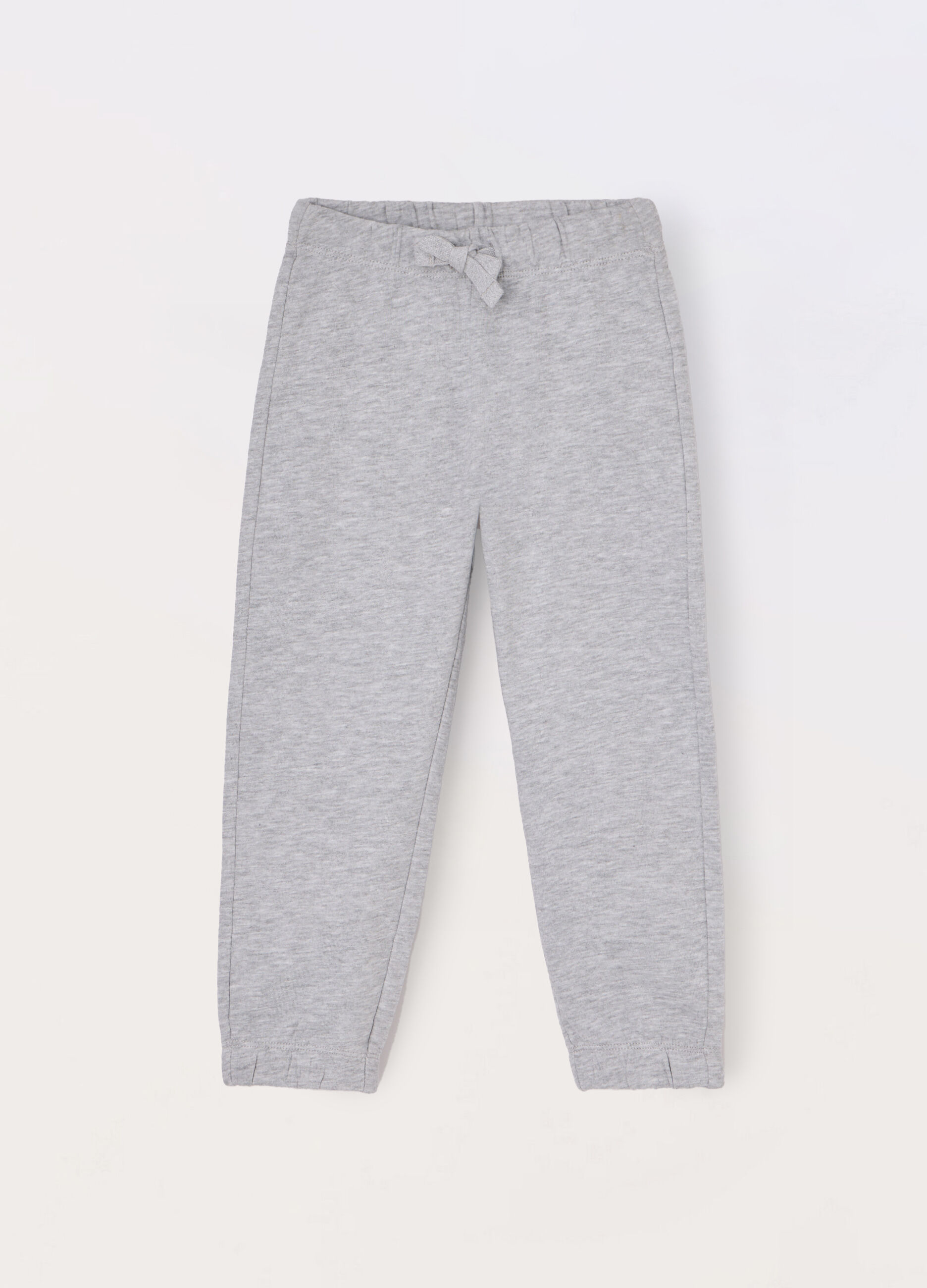Joggers in french terry di puro cotone bambino