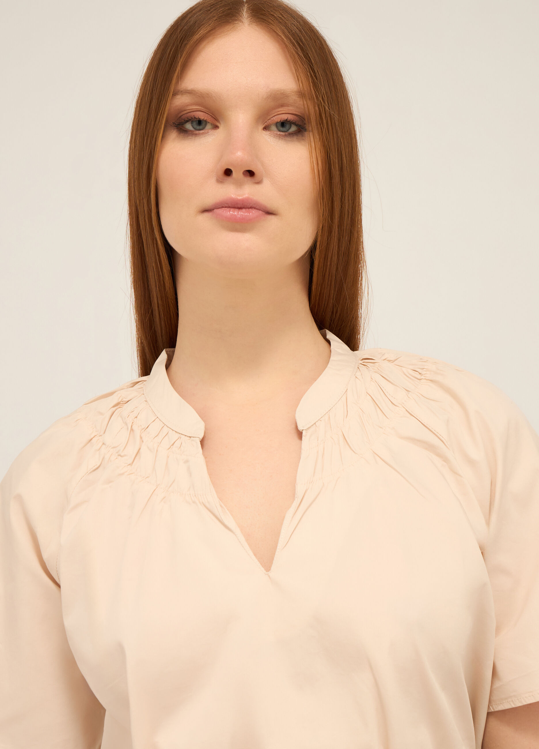 Blusa in misto cotone donna 4 Blusa in misto cotone donna