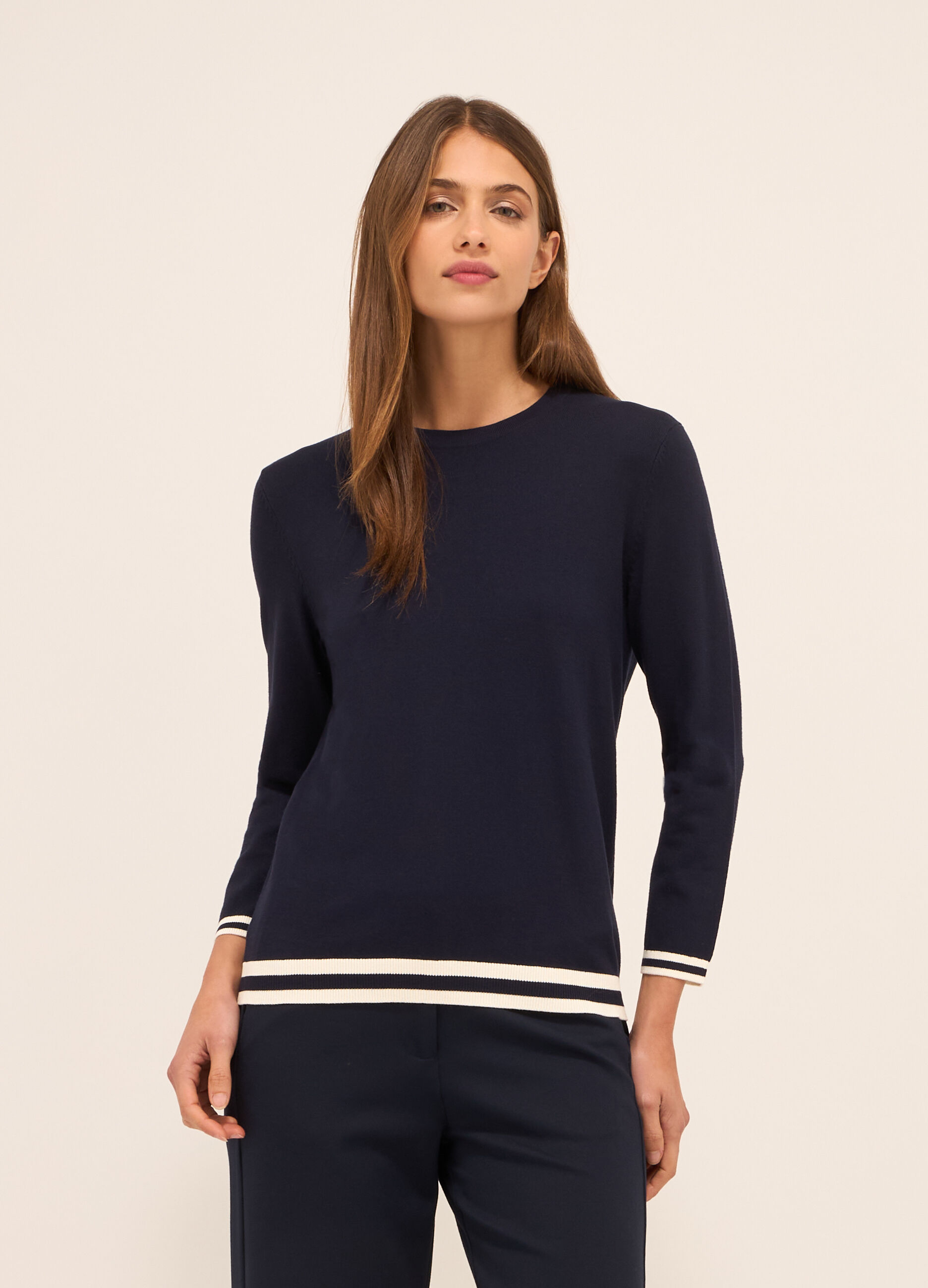 Tricot misto viscosa donna