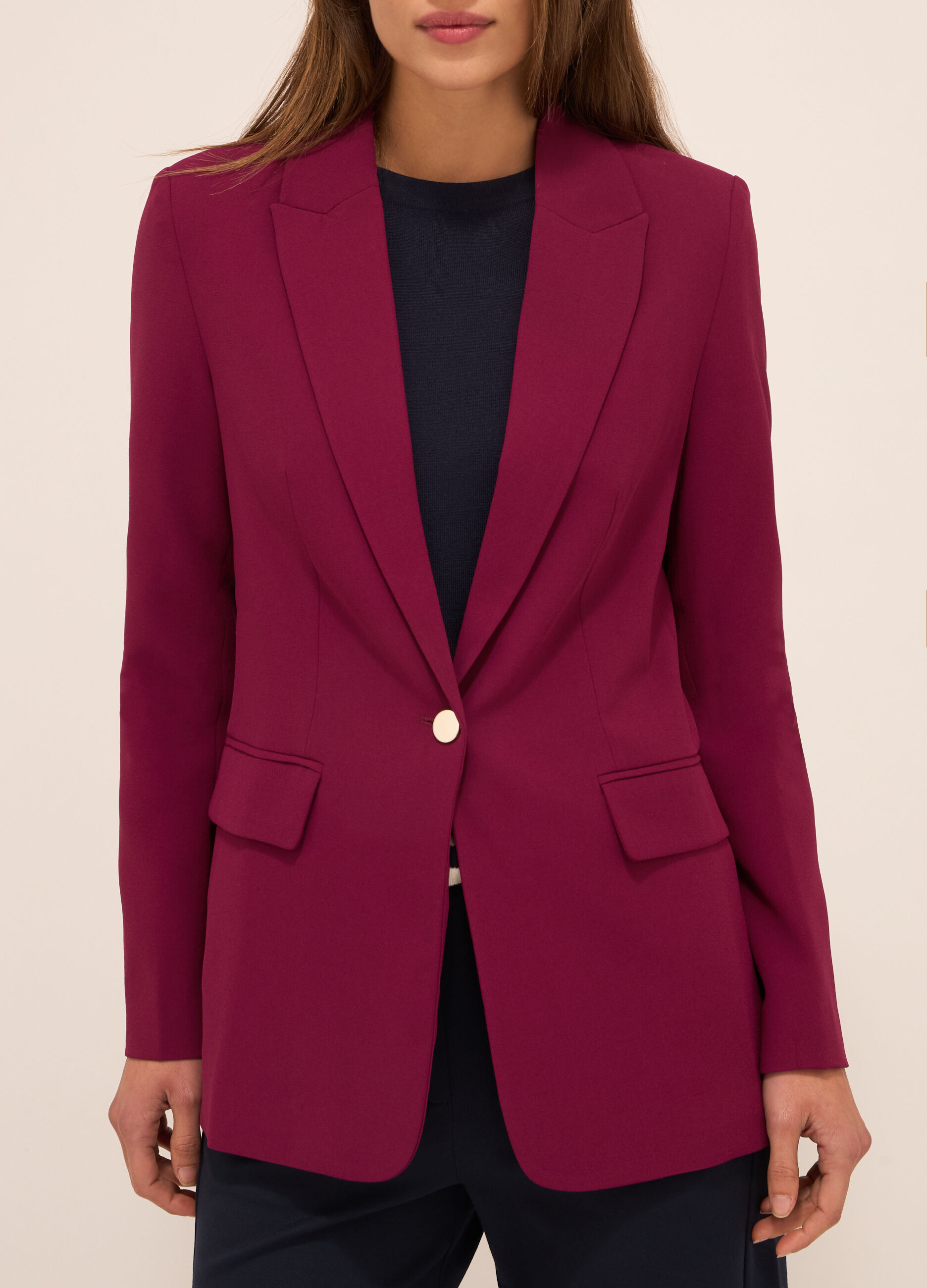 Blazer con collo reverse donna 4 Blazer con collo reverse donna