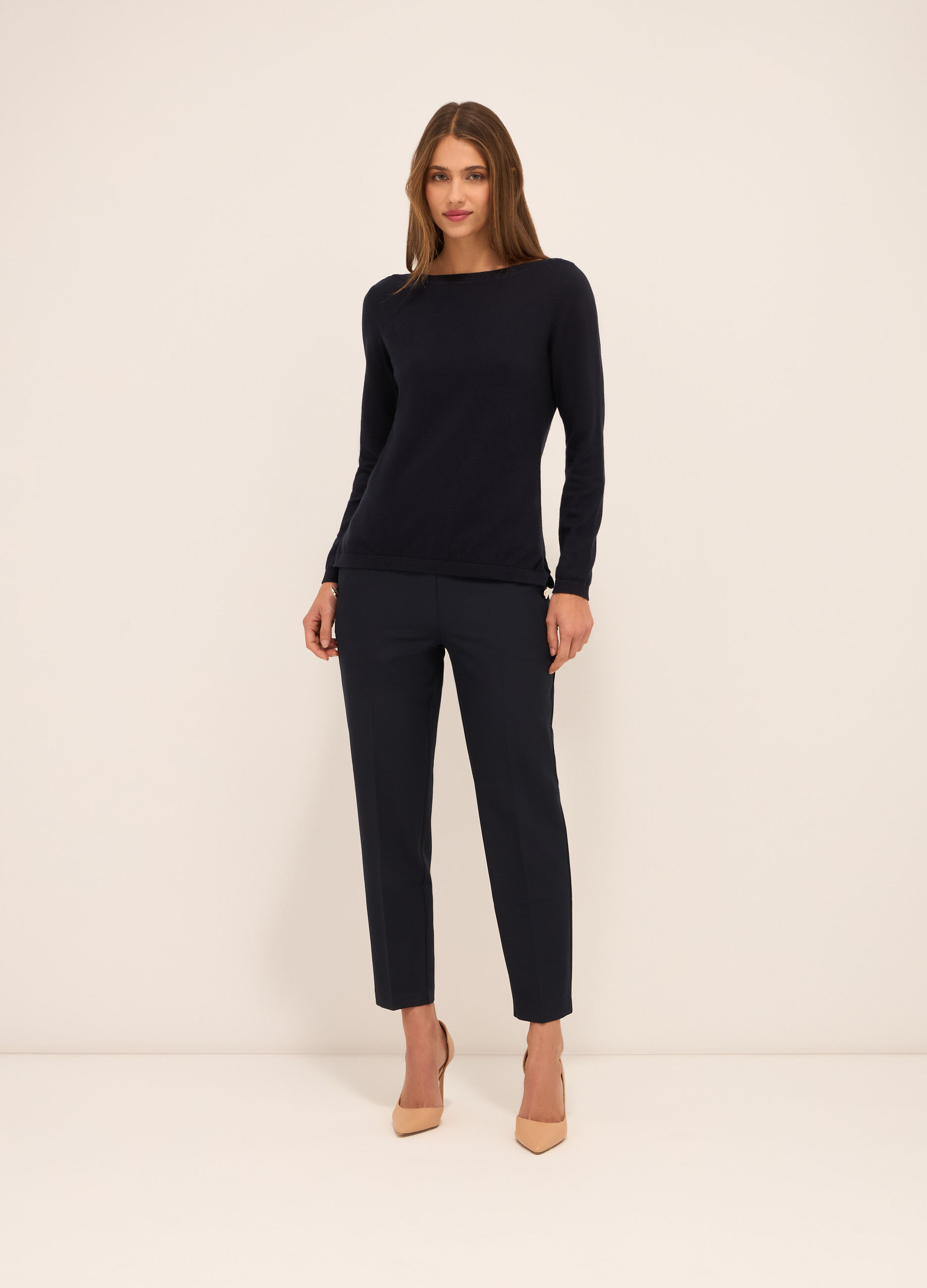 Pantaloni stretch donna