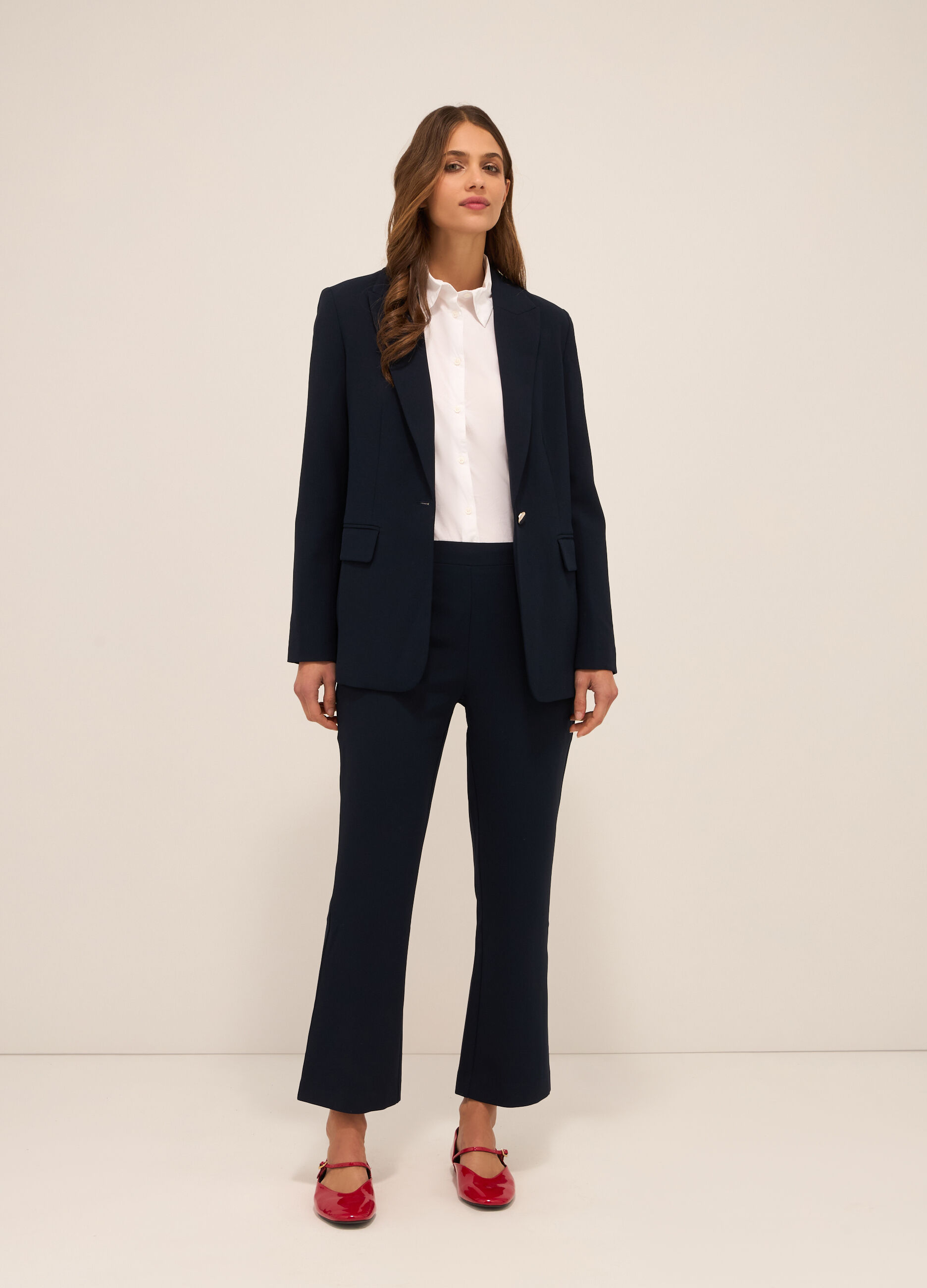 Pantaloni flare fit donna