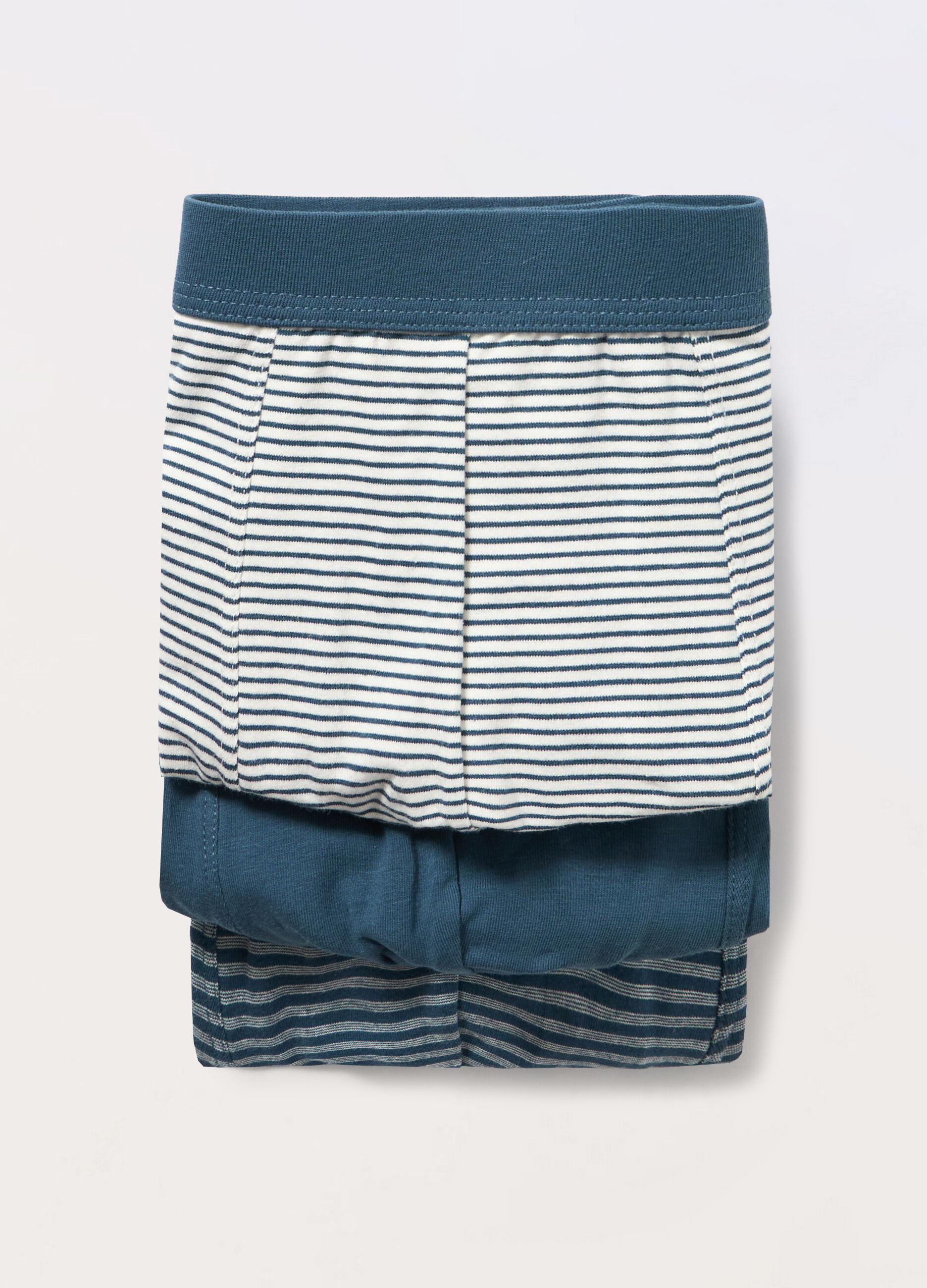 3 pack boxer in cotone stretch a righe uomo