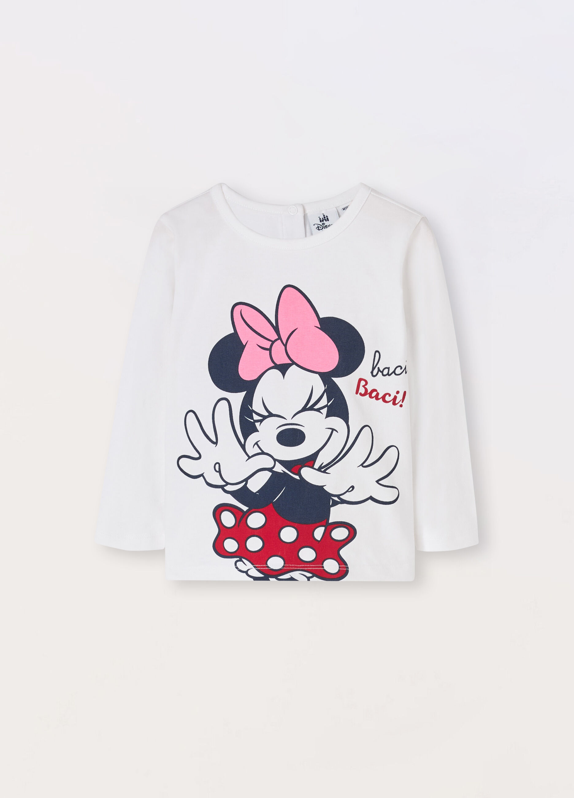 T-shirt in jersey di cotone stretch neonata