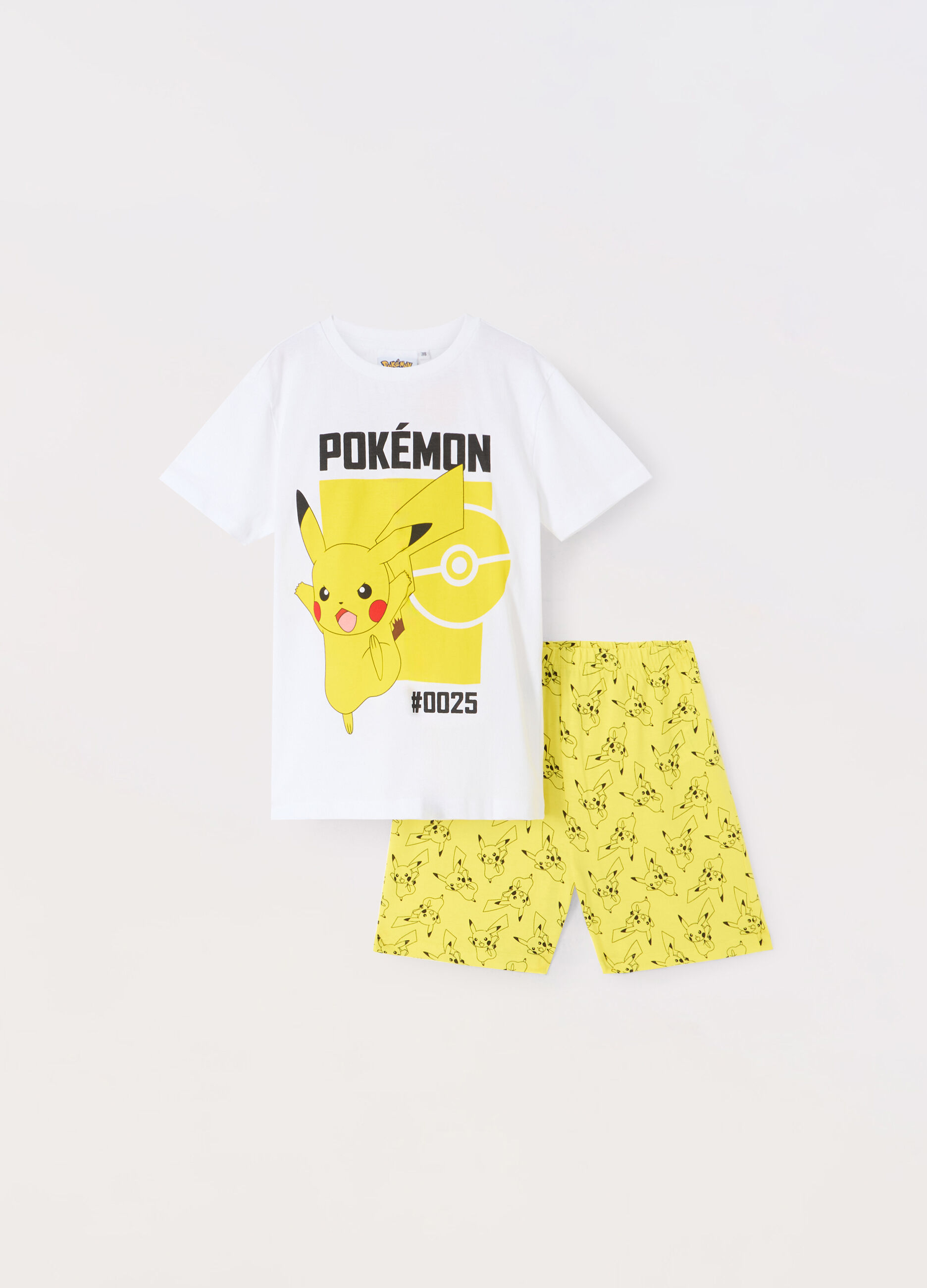 Set pigiama corto PokÃ©mon bambino
