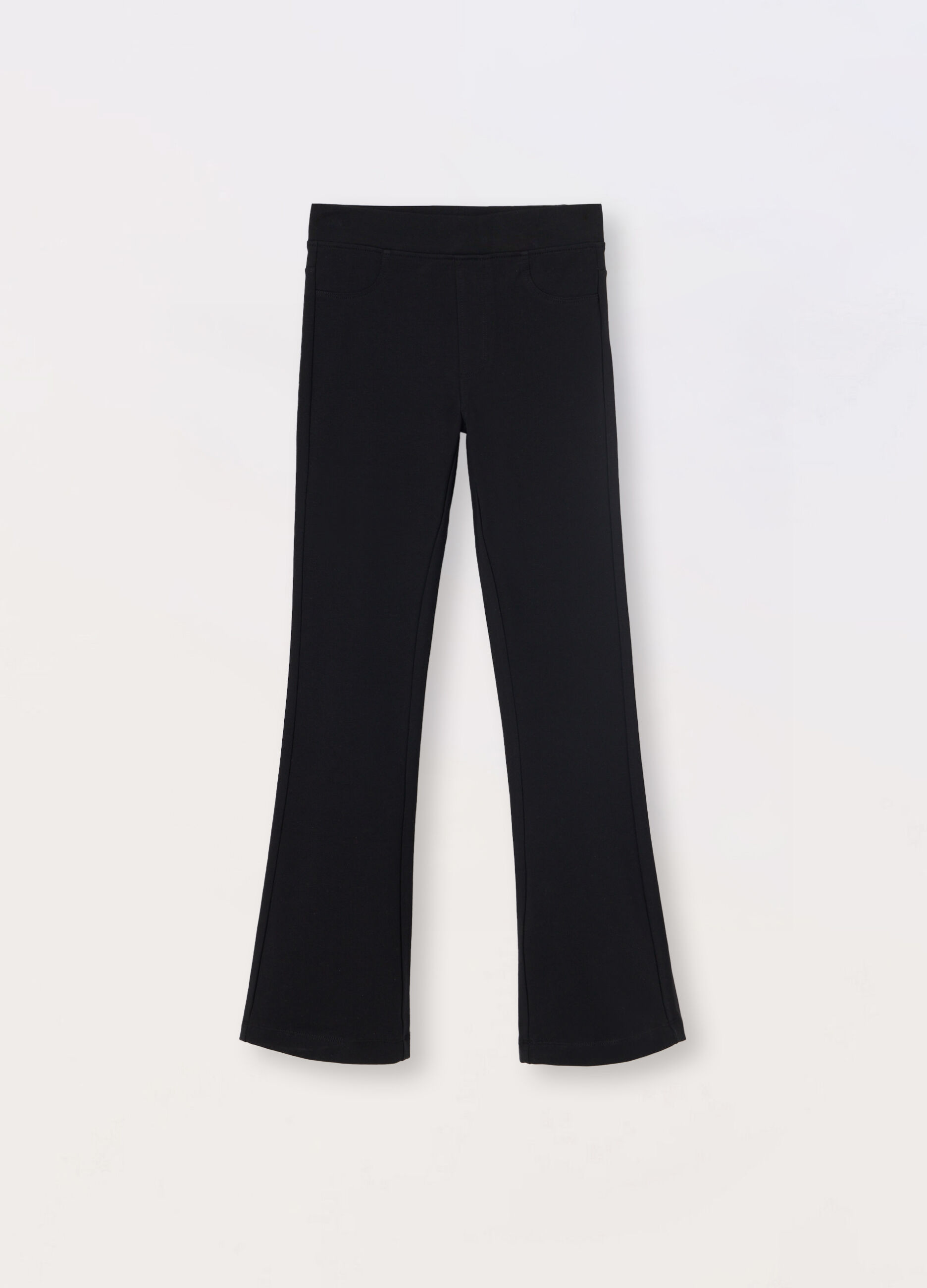 Treggings in french terry di cotone stretch ragazza
