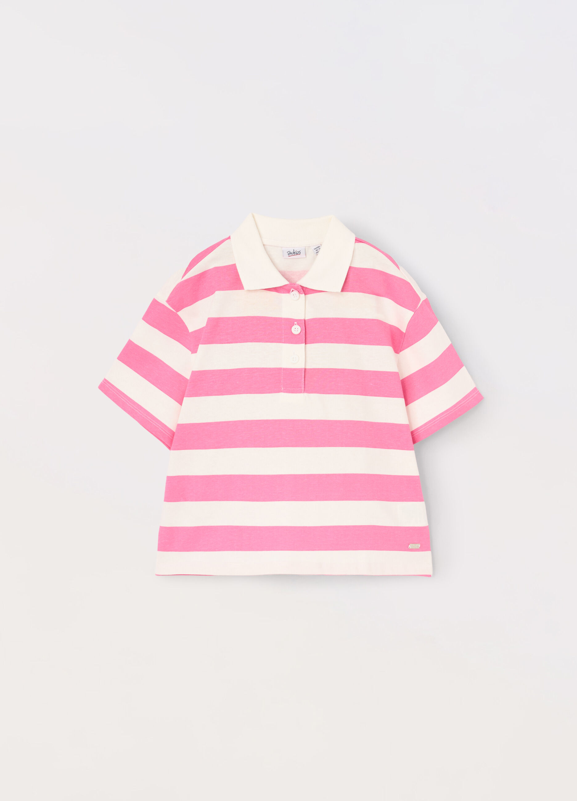 Polo in jersey di puro cotone ragazza