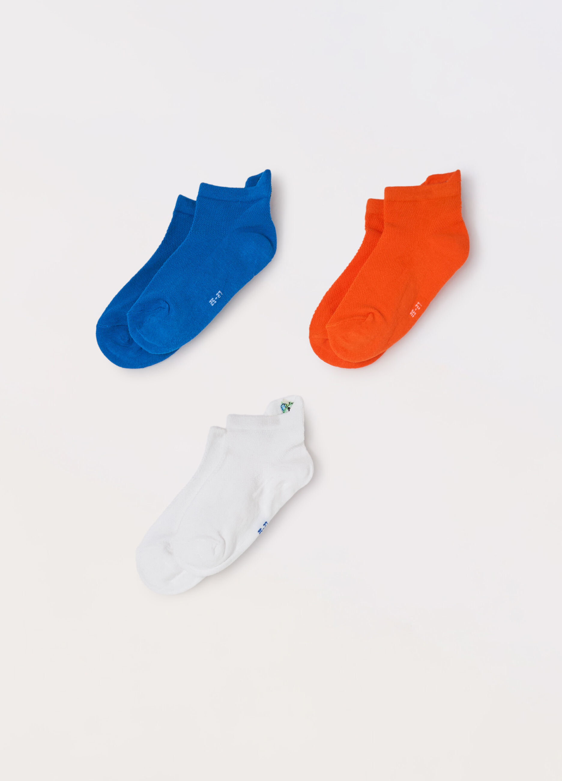 Pack 3 calze corte misto cotone