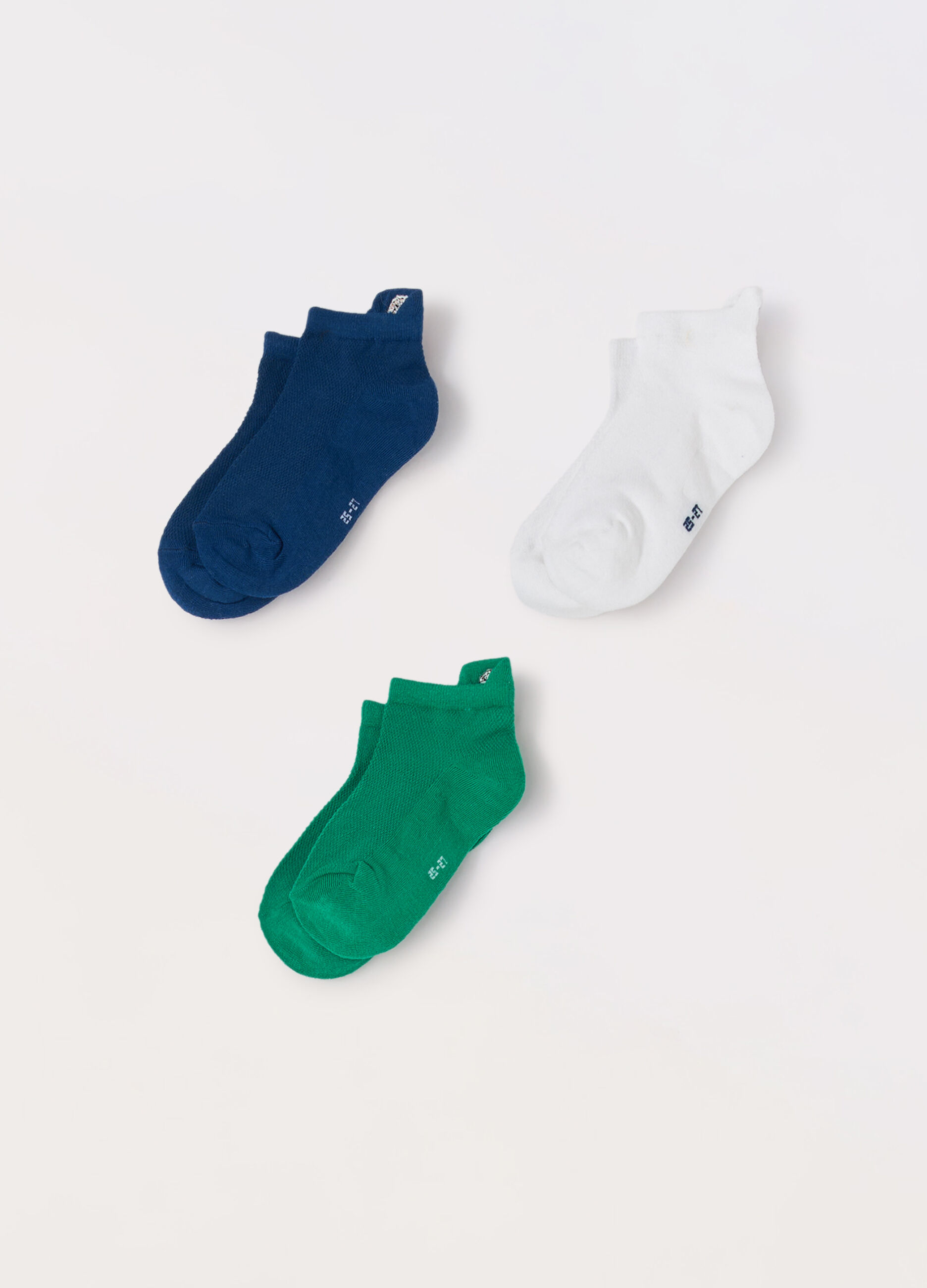 Pack 3 calze corte misto cotone