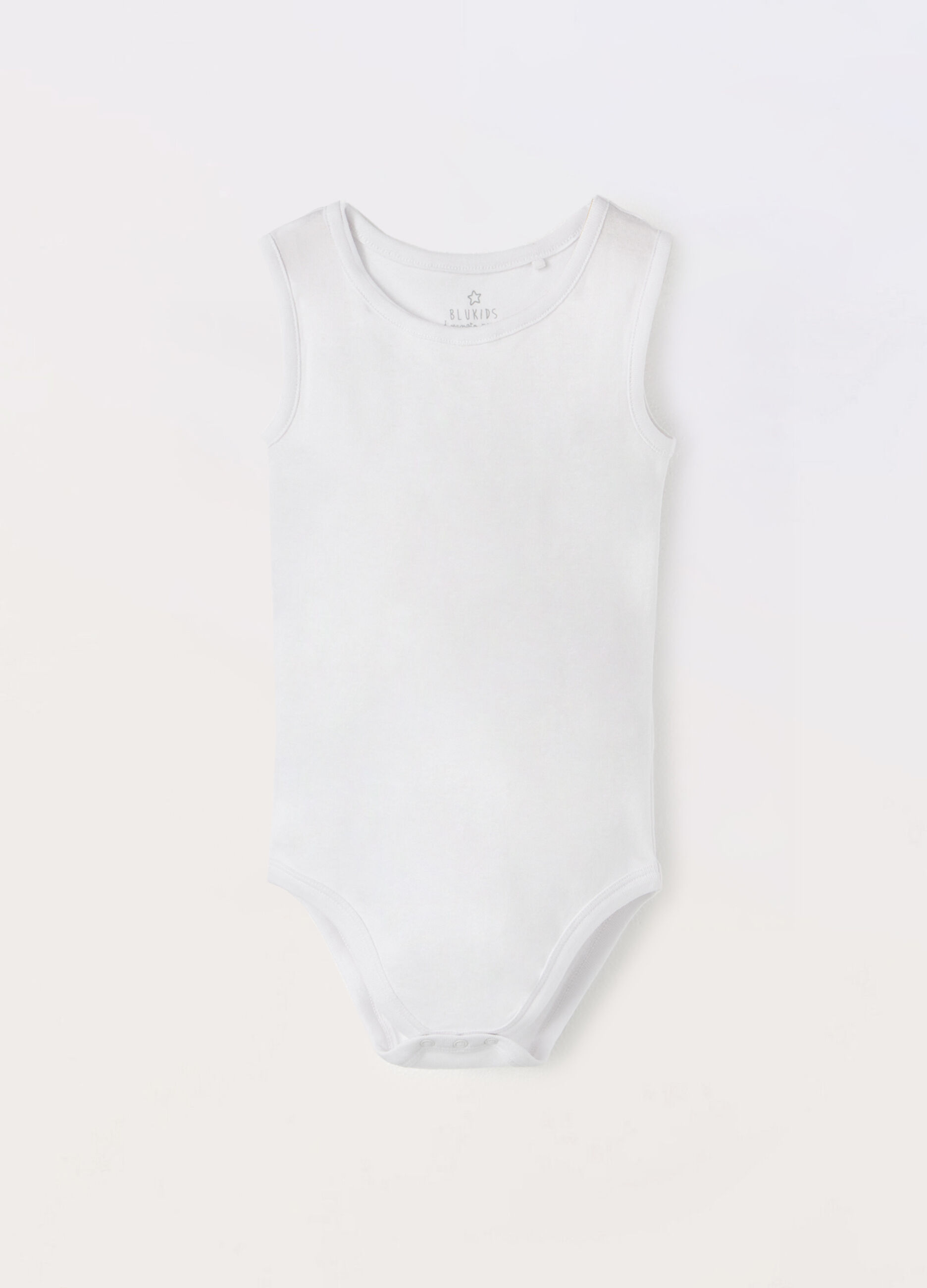 Pack 3 body smanicati in puro cotone neonata
