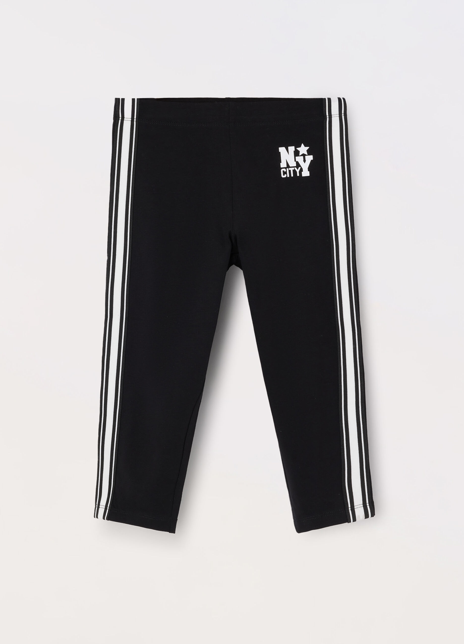 Leggings capri in jersey di cotone stretch ragazza