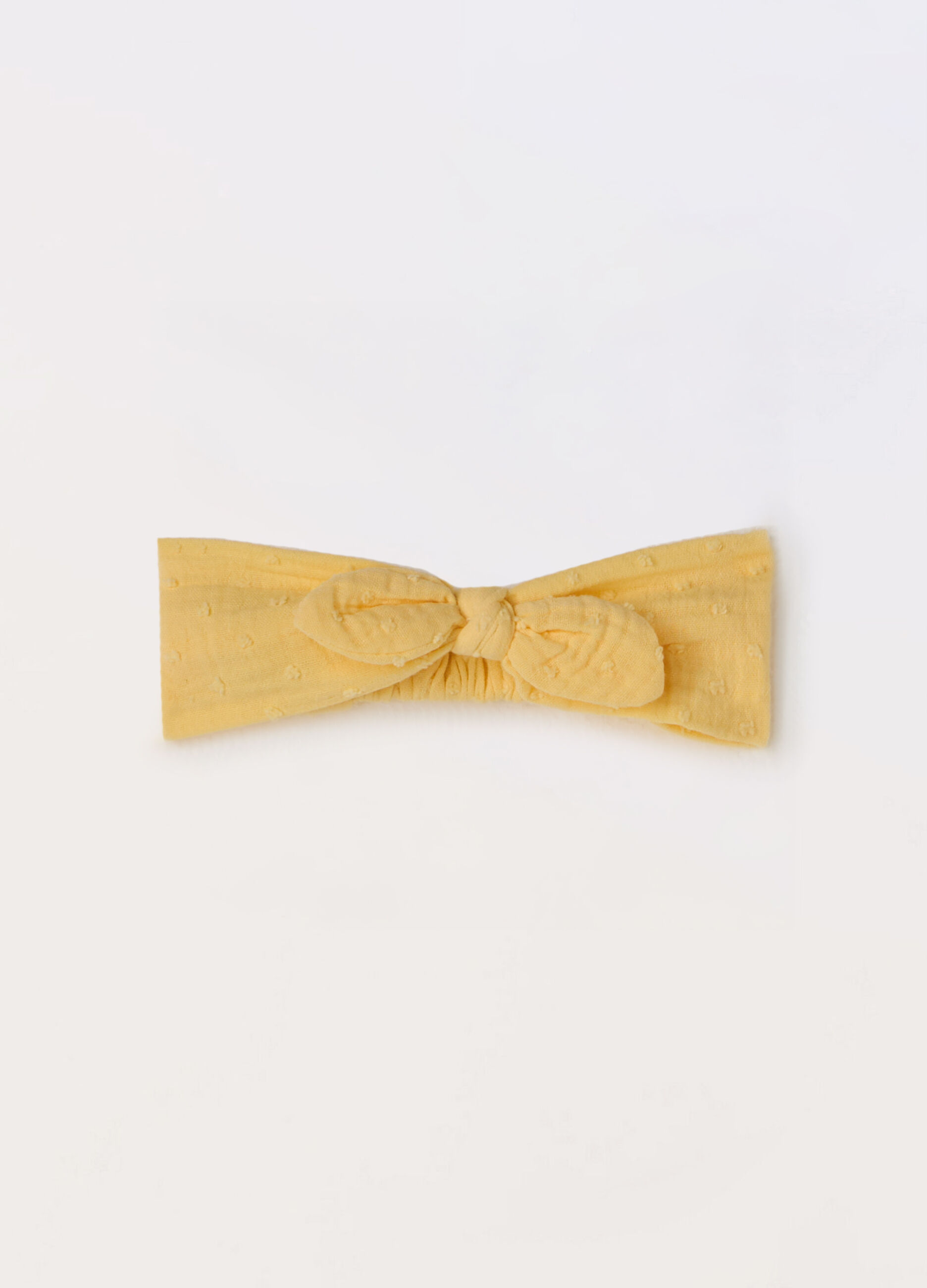 Fascetta per capelli in puro cotone neonata