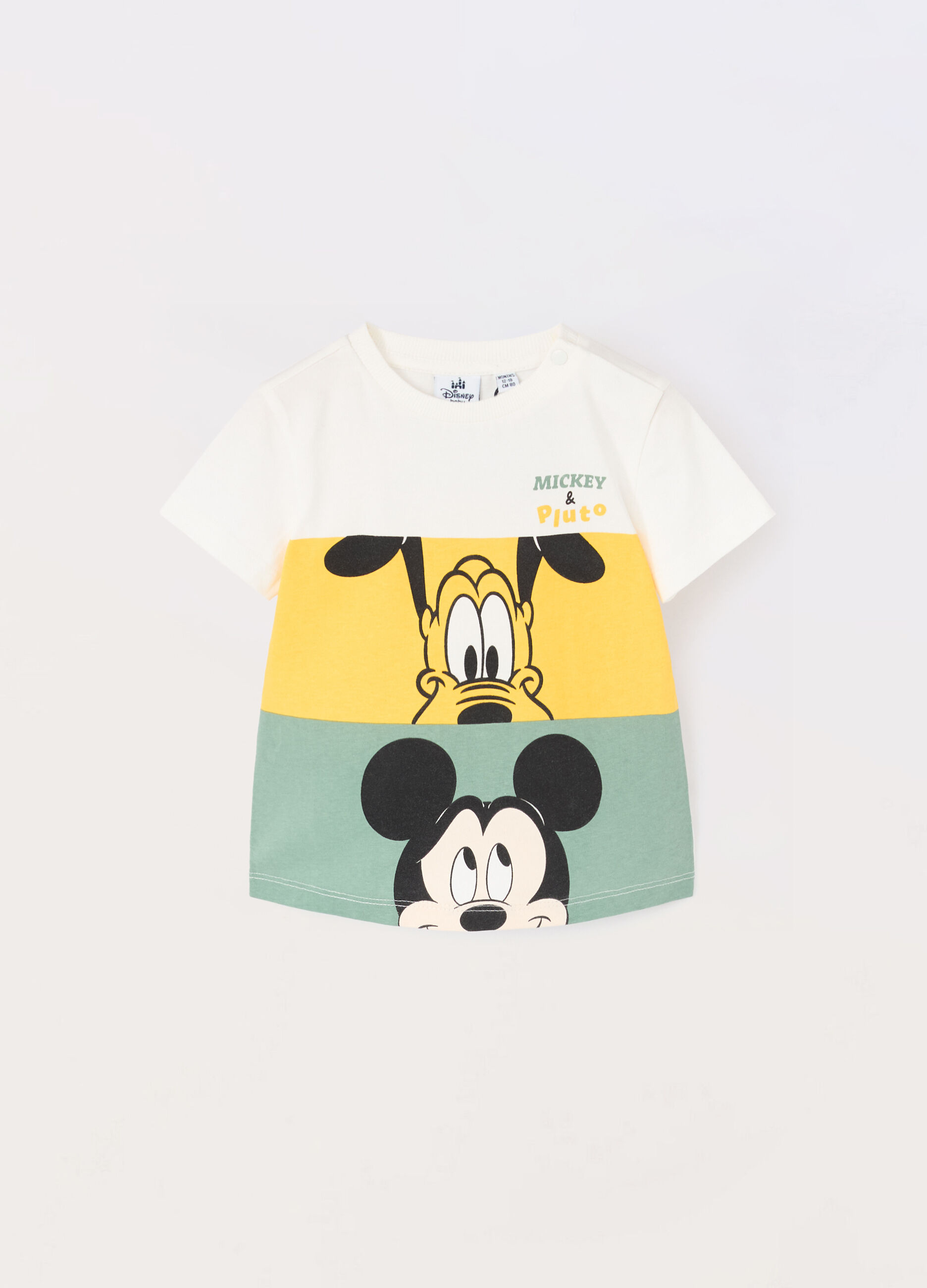 T-shirt in jersey di puro cotone neonato
