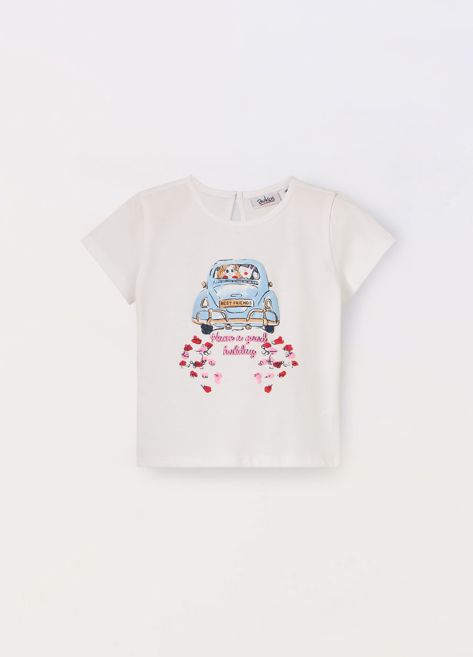 T-shirt in jersey di puro cotone neonata
