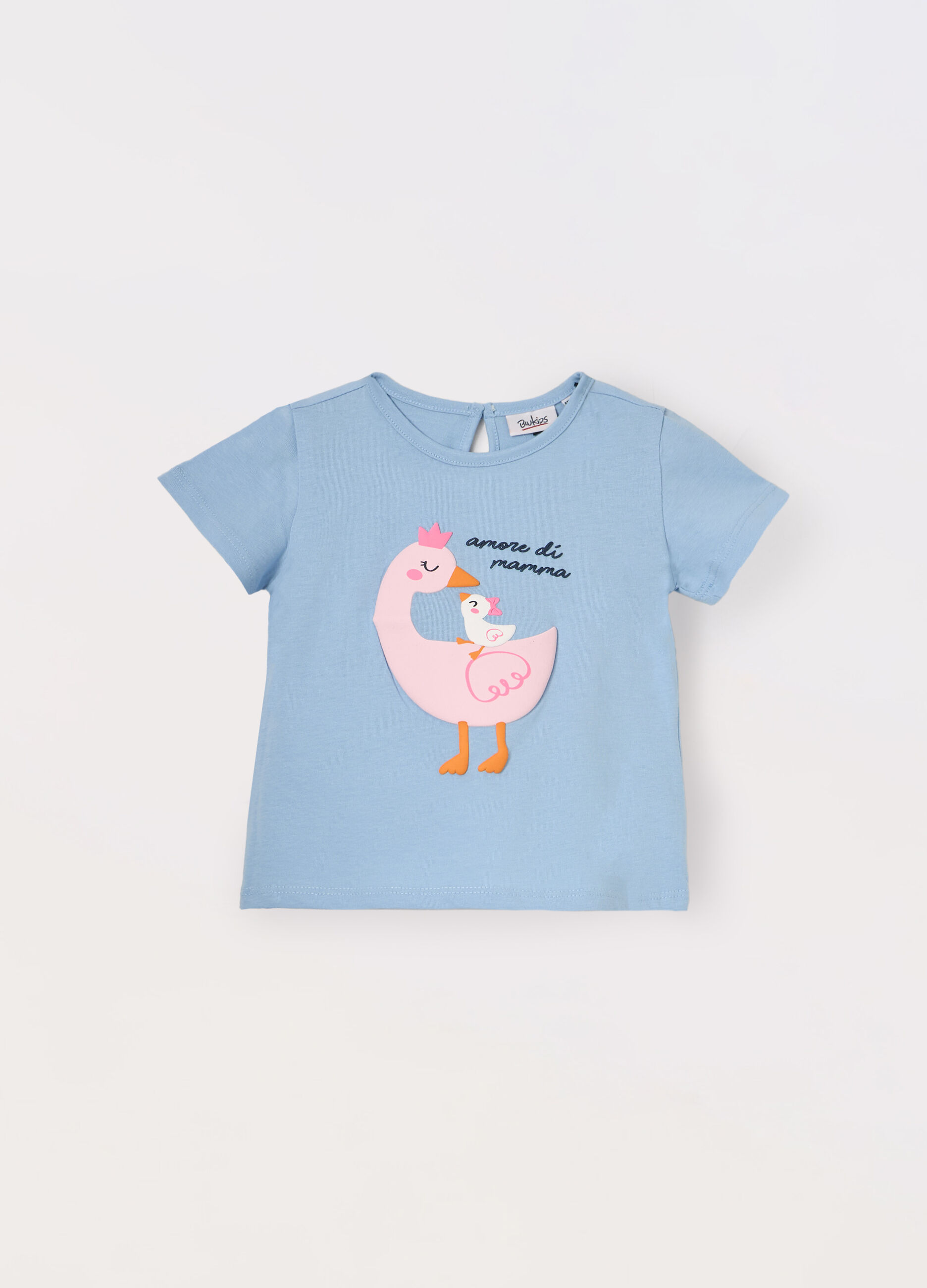 T-shirt in jersey di puro cotone neonata