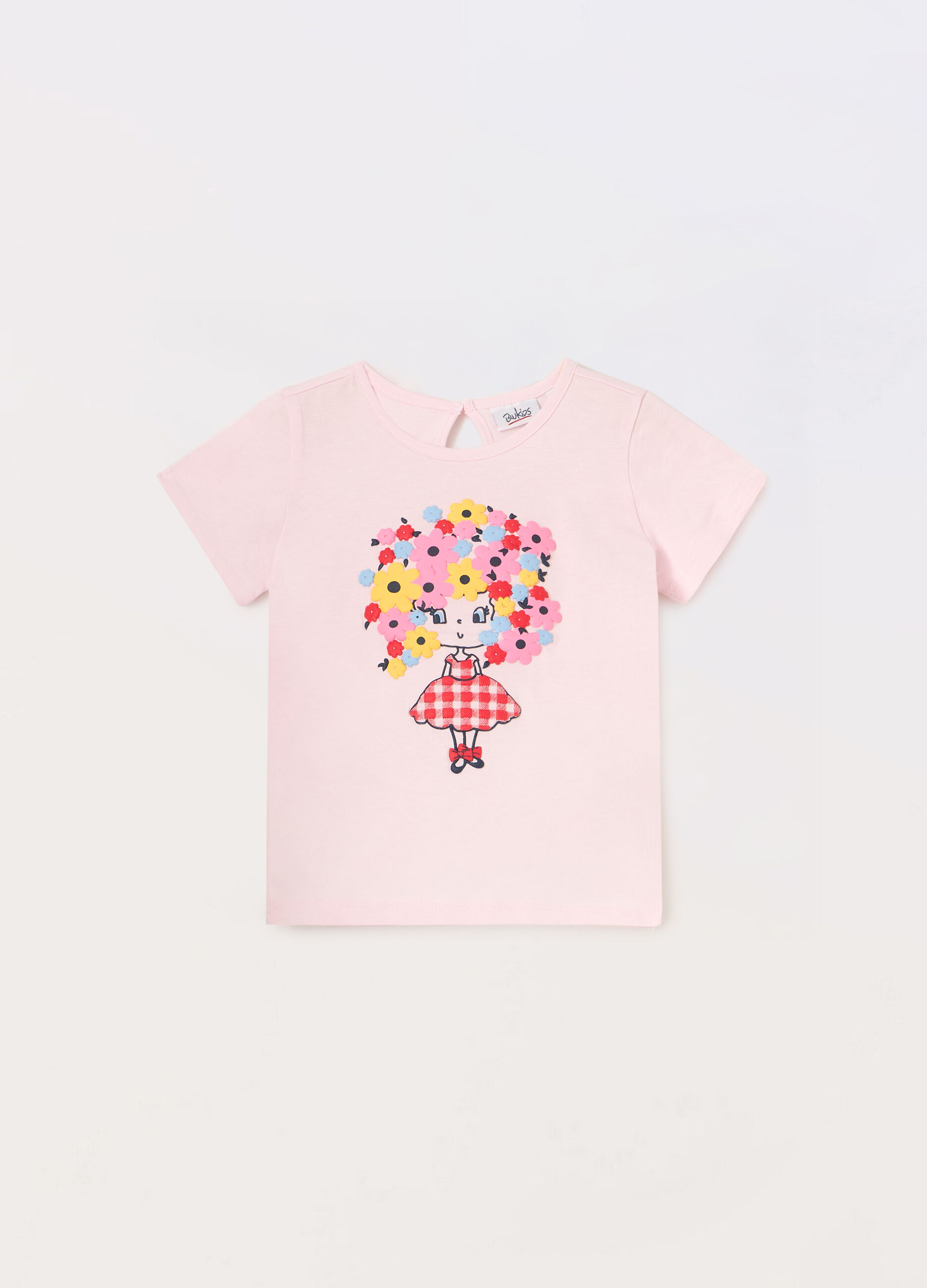 T-shirt in jersey di puro cotone neonata