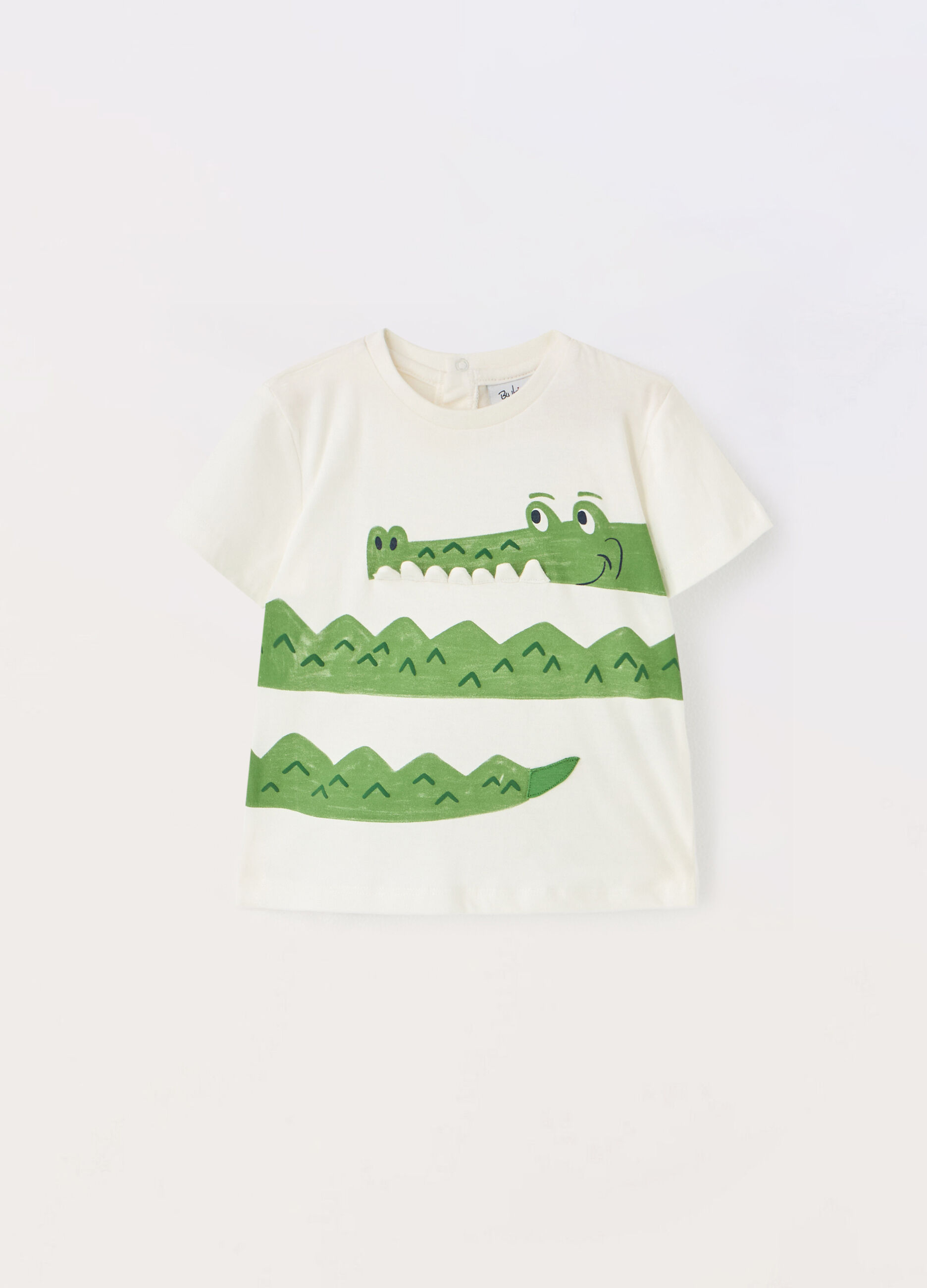 T-shirt in jersey di puro cotone neonato