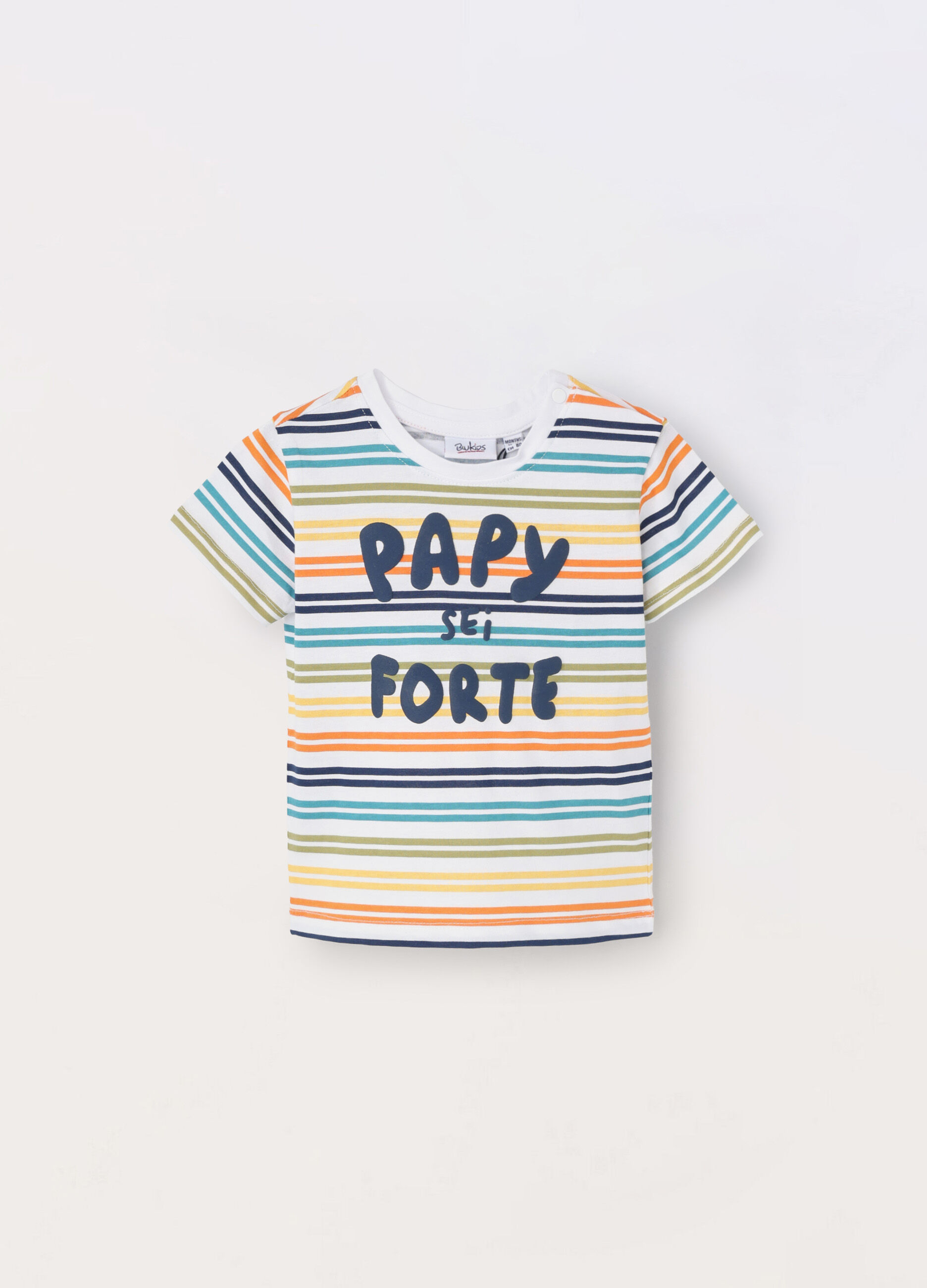 T-shirt in jersey di puro cotone neonato