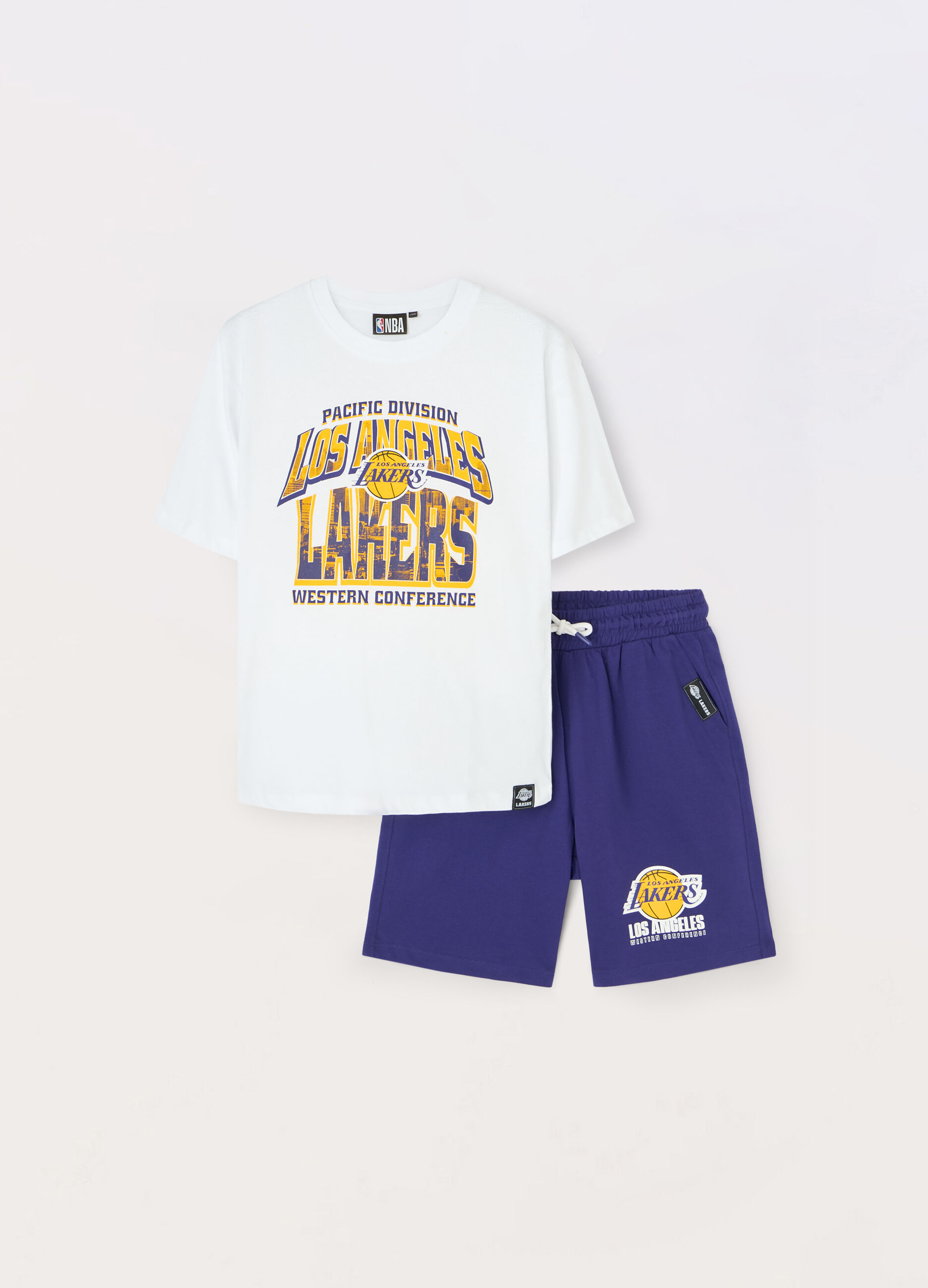 Jogging set NBA in puro cotone ragazzo