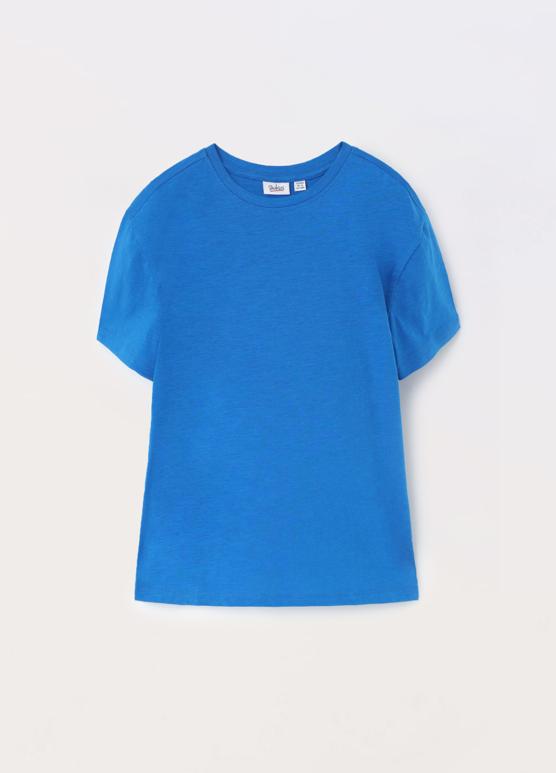 T-shirt in jersey slub di puro cotone ragazzo