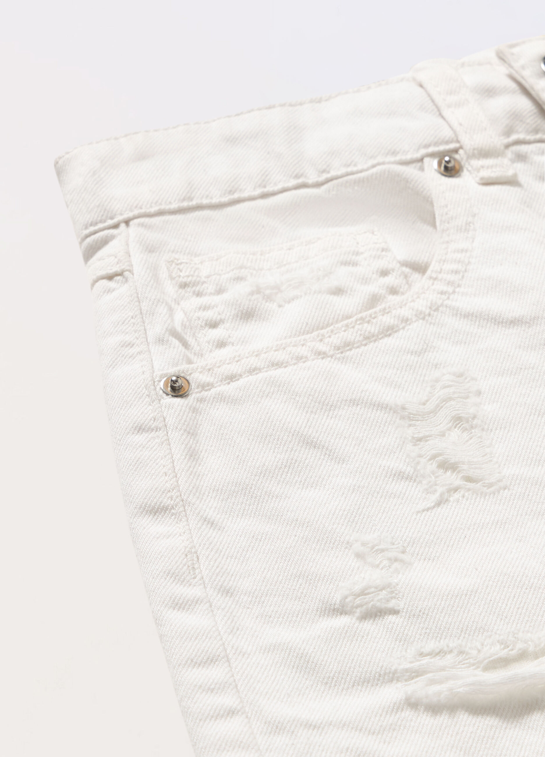 Shorts in denim di cotone ragazzo