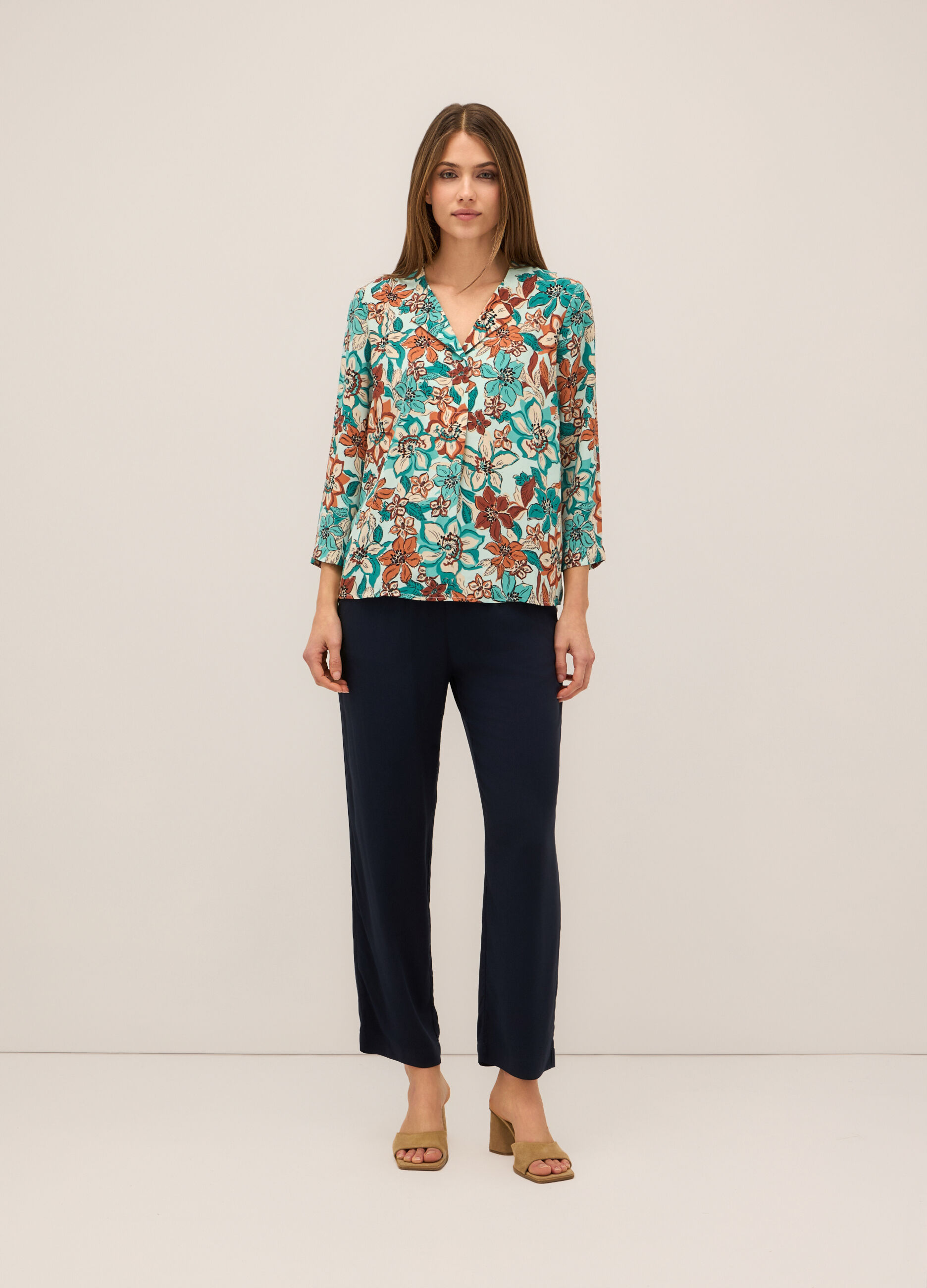 Jogger in pura viscosa donna