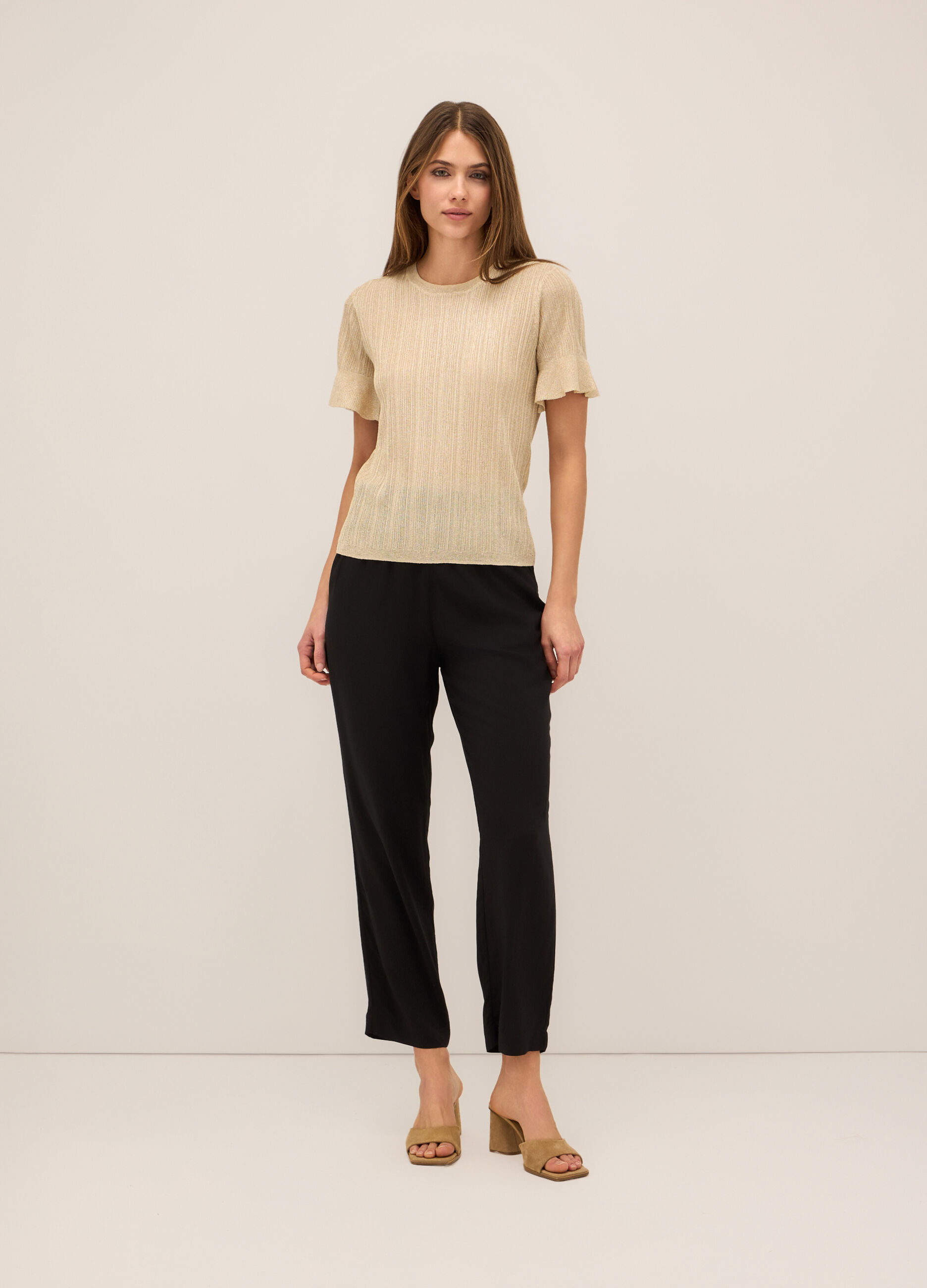 Jogger in pura viscosa donna