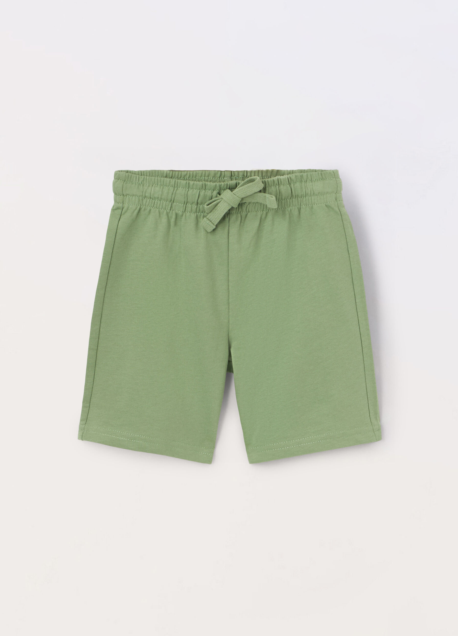 Bermuda in french terry di puro cotone bambino